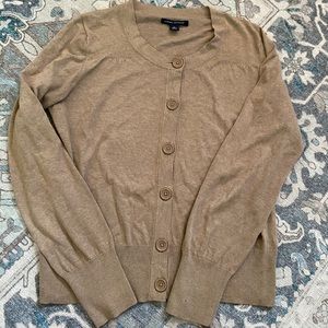 Banana republic tan cardigan